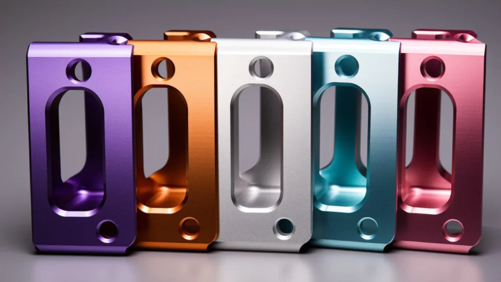 Multi Colored Plated Parts Anodized